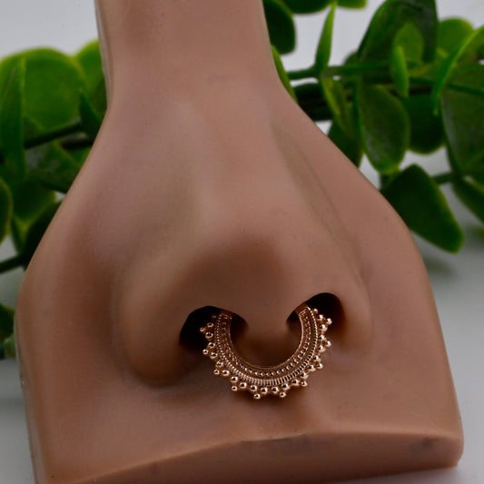 Afghan Hinge Ring - Agave in Bloom
