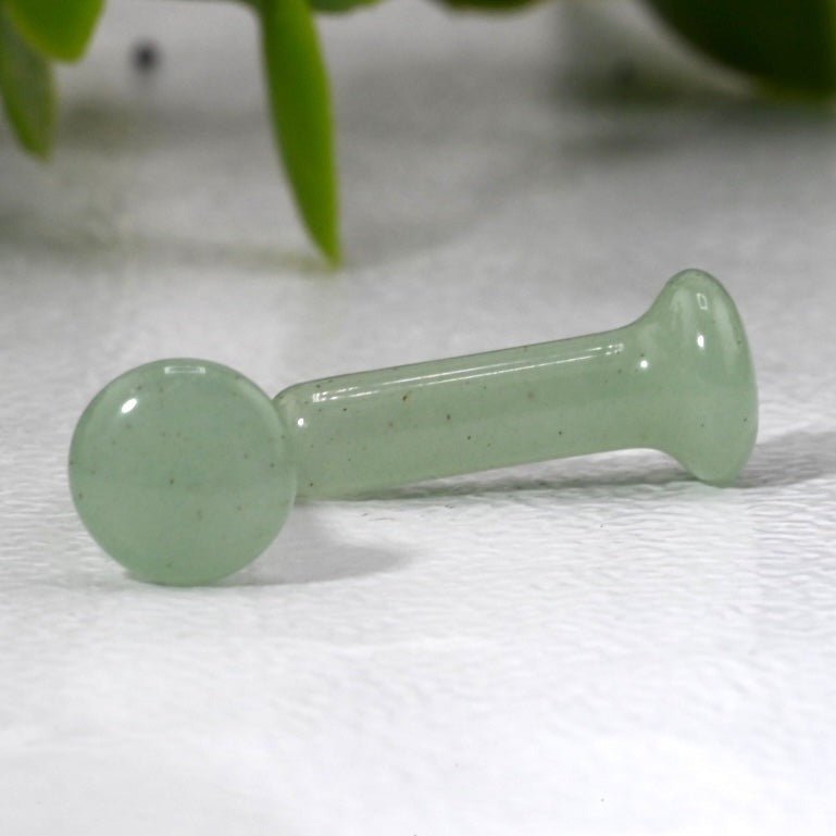 Amazonite Single Flare Plugs - Pair - Agave in Bloom