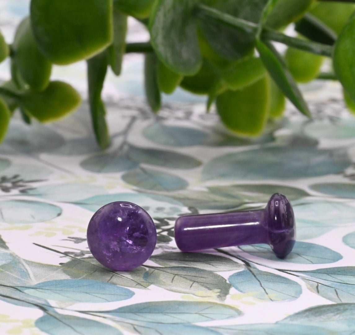 Amethyst Single Flair Plugs - Pair - Agave in Bloom