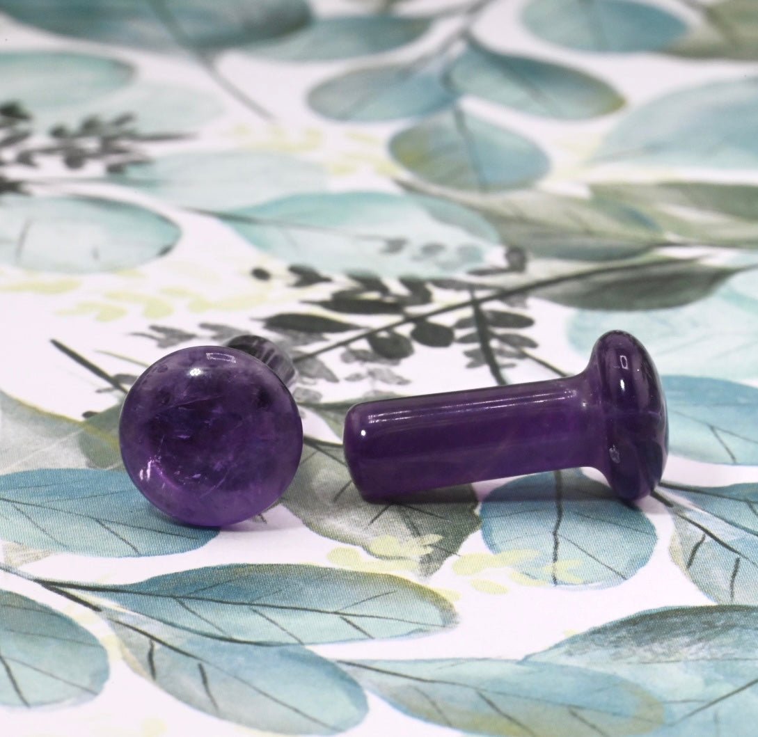 Amethyst Single Flair Plugs - Pair - Agave in Bloom