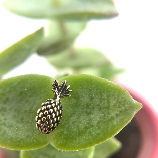 Antiqued Pineapple 10mm - Threaded - Agave in Bloom