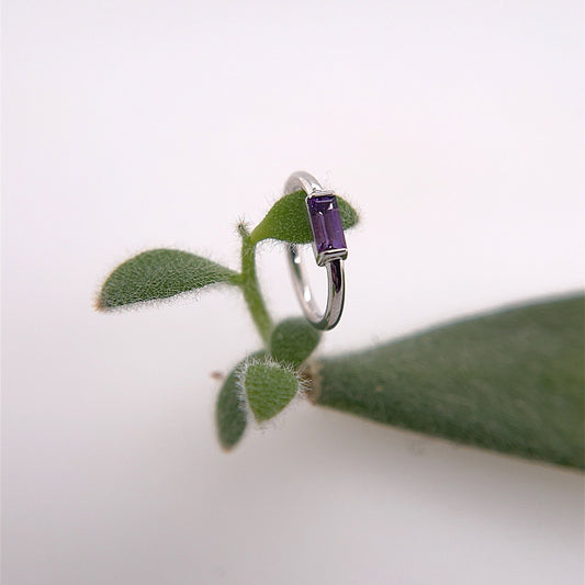 Baguette Bar Seam Ring - Agave in Bloom