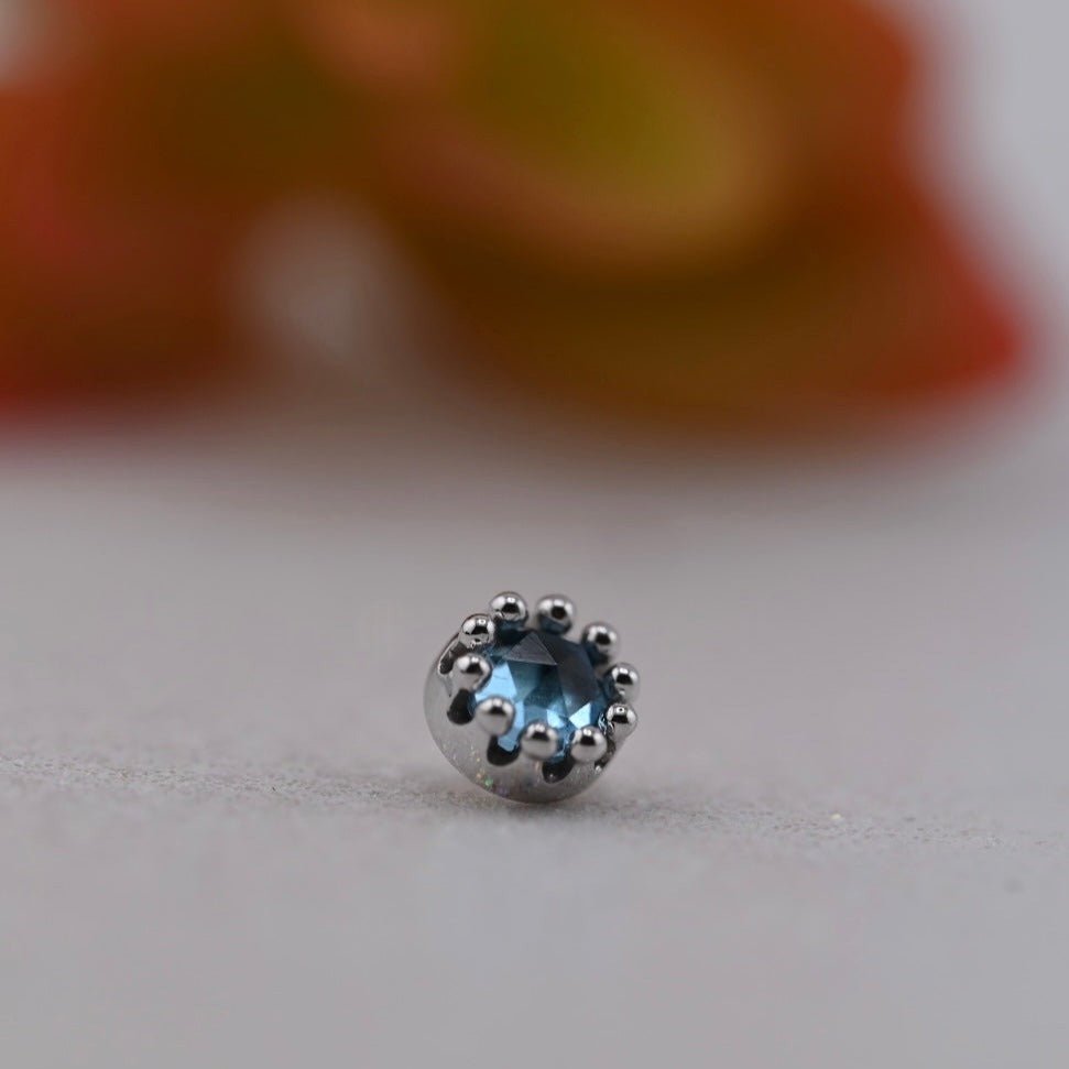 Cabochon Crown Prong - 6mm - Agave in Bloom