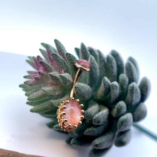 Oval Crown Navel Curve with Round Cup Top