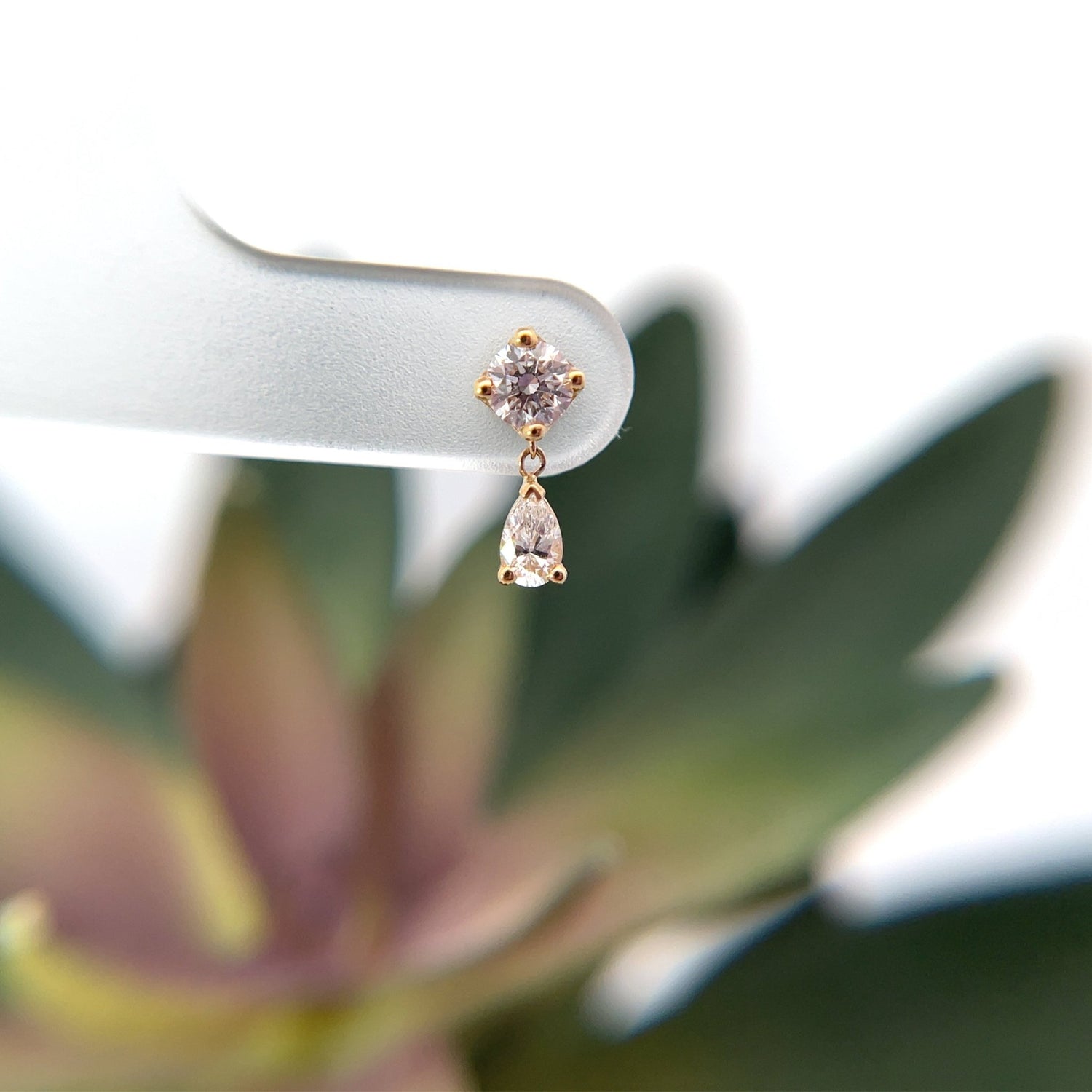 Echo - 2.5mm Top Gem - Threaded - Agave in Bloom