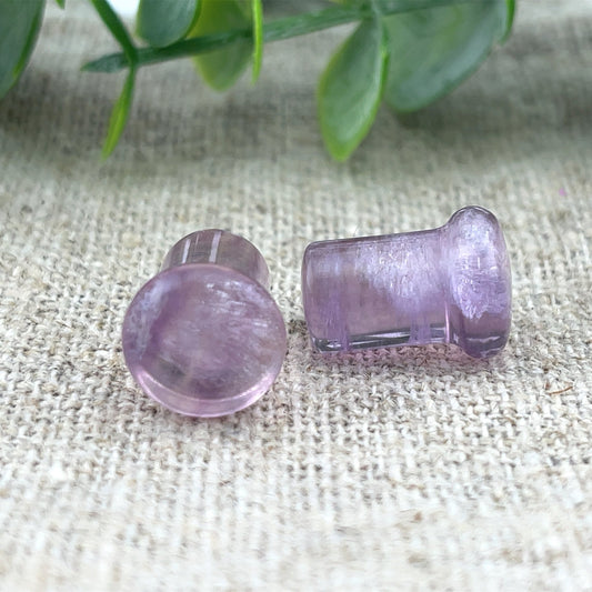 Flourite Single Flare Plugs - Pair - Agave in Bloom