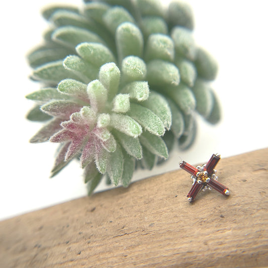 Gaia - 7.5mm - Threaded - Agave in Bloom