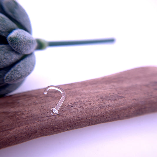 Glass Nostril Retainer - Agave in Bloom