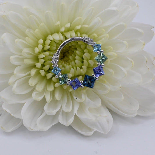 Graduating Tiffany Hinge Ring - Agave in Bloom