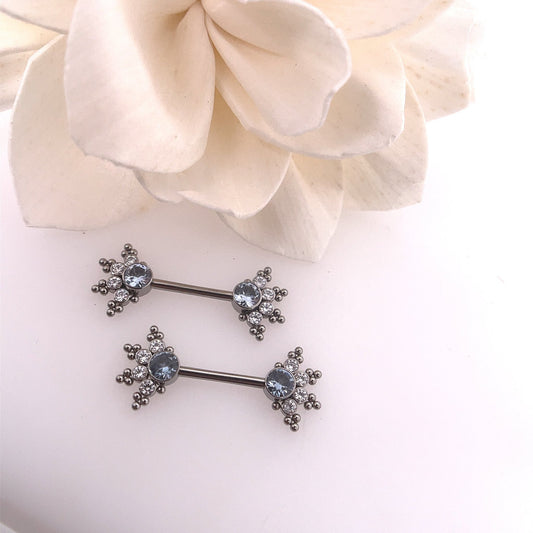 Haute Couture HC8T Nipple Barbell Pair - Agave in Bloom