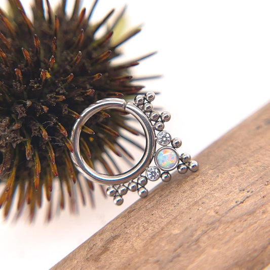 Haute Couture Seam Ring HSMR - B - Agave in Bloom