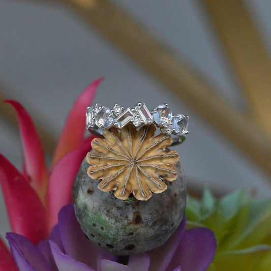 Mix Cut Gemstone Ring - Agave in Bloom