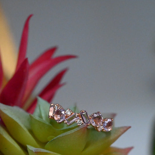 Mix Cut Gemstone Ring - Agave in Bloom