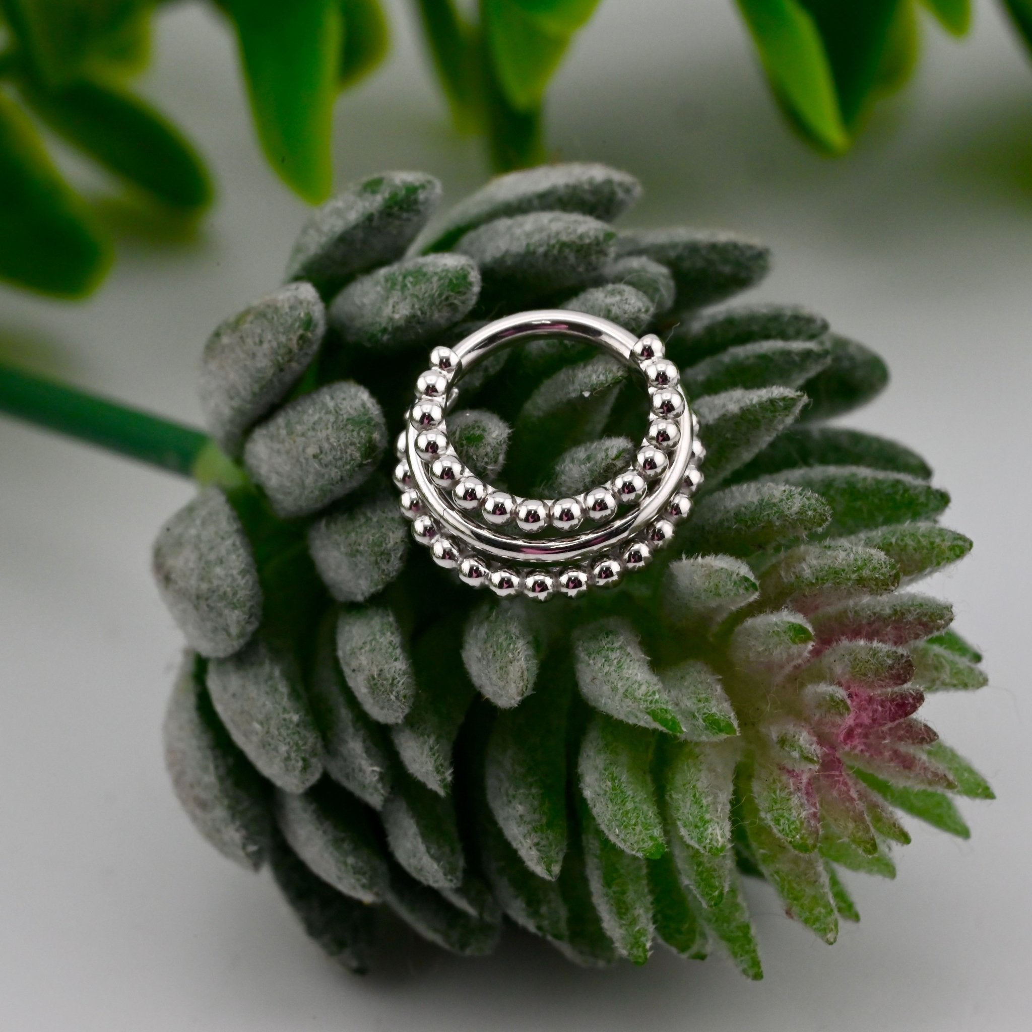Phoenix Hinge Ring – Agave in Bloom