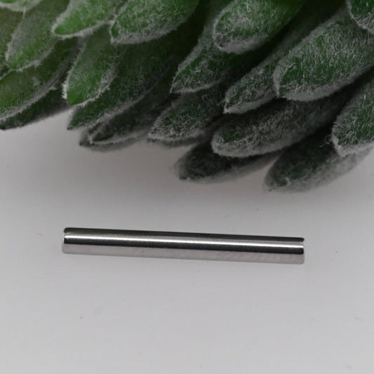 Steel Threaded Straight Barbell Shaft - Agave in Bloom