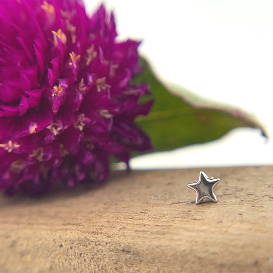 Tiny Flat Star 3mm - Agave in Bloom