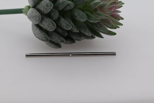 Titanium Industrial Barbell with Threaded Center - Agave in Bloom