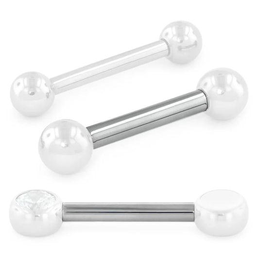 12g Titanium Threadless Bar