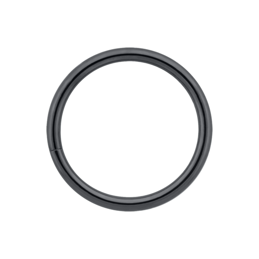 14g Black Niobium Seam Ring