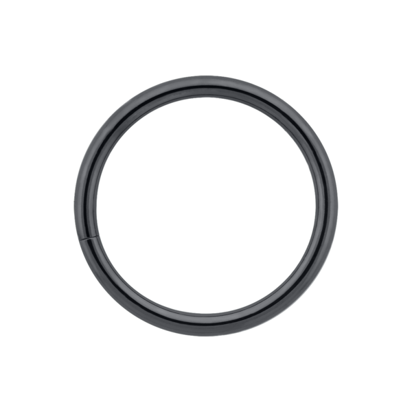 18g Black Niobium Seam Ring