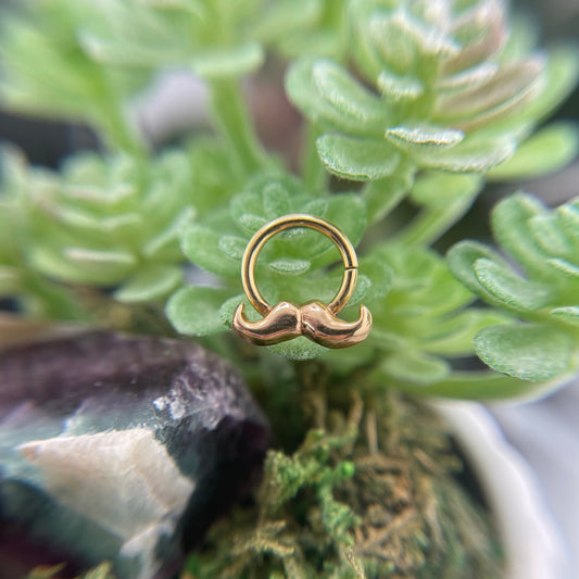 Mustache Seam Ring